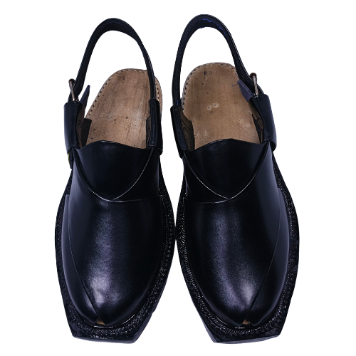Norozi Chappal Double Sole FA61-010-BLK