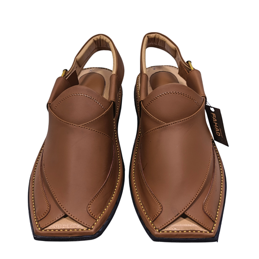 Zalmi Classic Chappal FA61-005-BRN