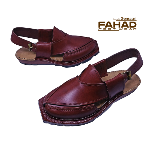 Norozi Chappal Double Sole FA61-011-BRN