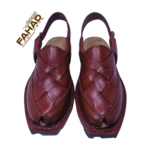 Norozi Chappal Double Sole FA61-009-BRN