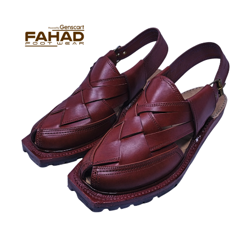 Norozi Chappal Double Sole FA61-009-BRN