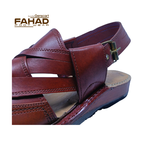 Norozi Chappal Double Sole FA61-009-BRN