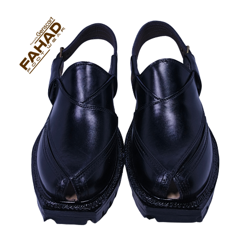 Norozi Chappal Double Sole FA61-011-BLK