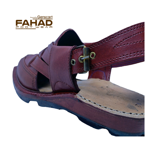 Norozi Chappal Double Sole FA61-009-BRN