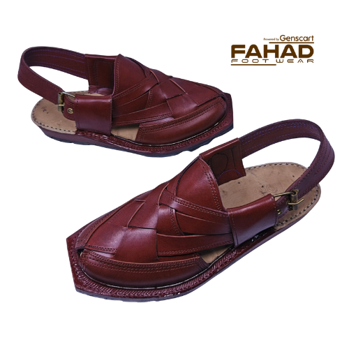 Norozi Chappal Double Sole FA61-009-BRN
