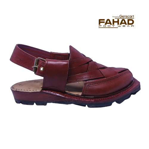 Norozi Chappal Double Sole FA61-009-BRN