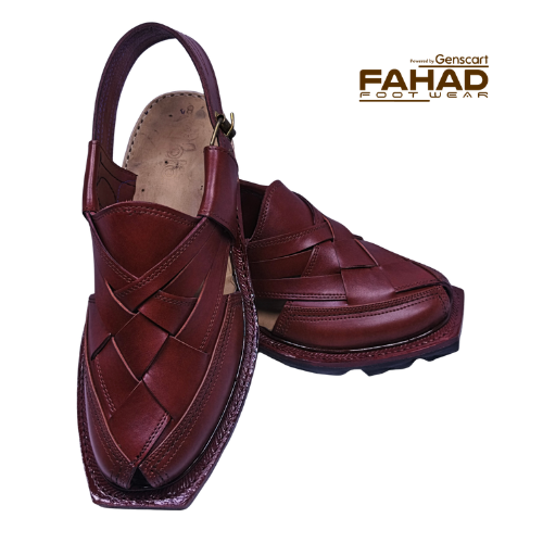 Norozi Chappal Double Sole FA61-009-BRN