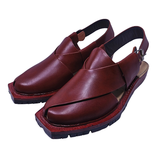 Norozi Chappal Double Sole FA61-010-BRN