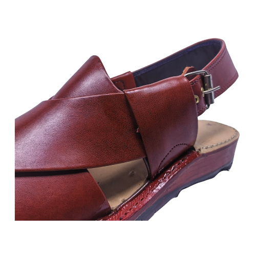 Norozi Chappal Double Sole FA61-010-BRN