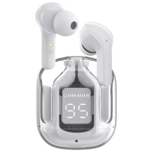 Air31 Earbuds Wireless Crystal Transparent Body | Air 31 Bluetooth Ear Bud